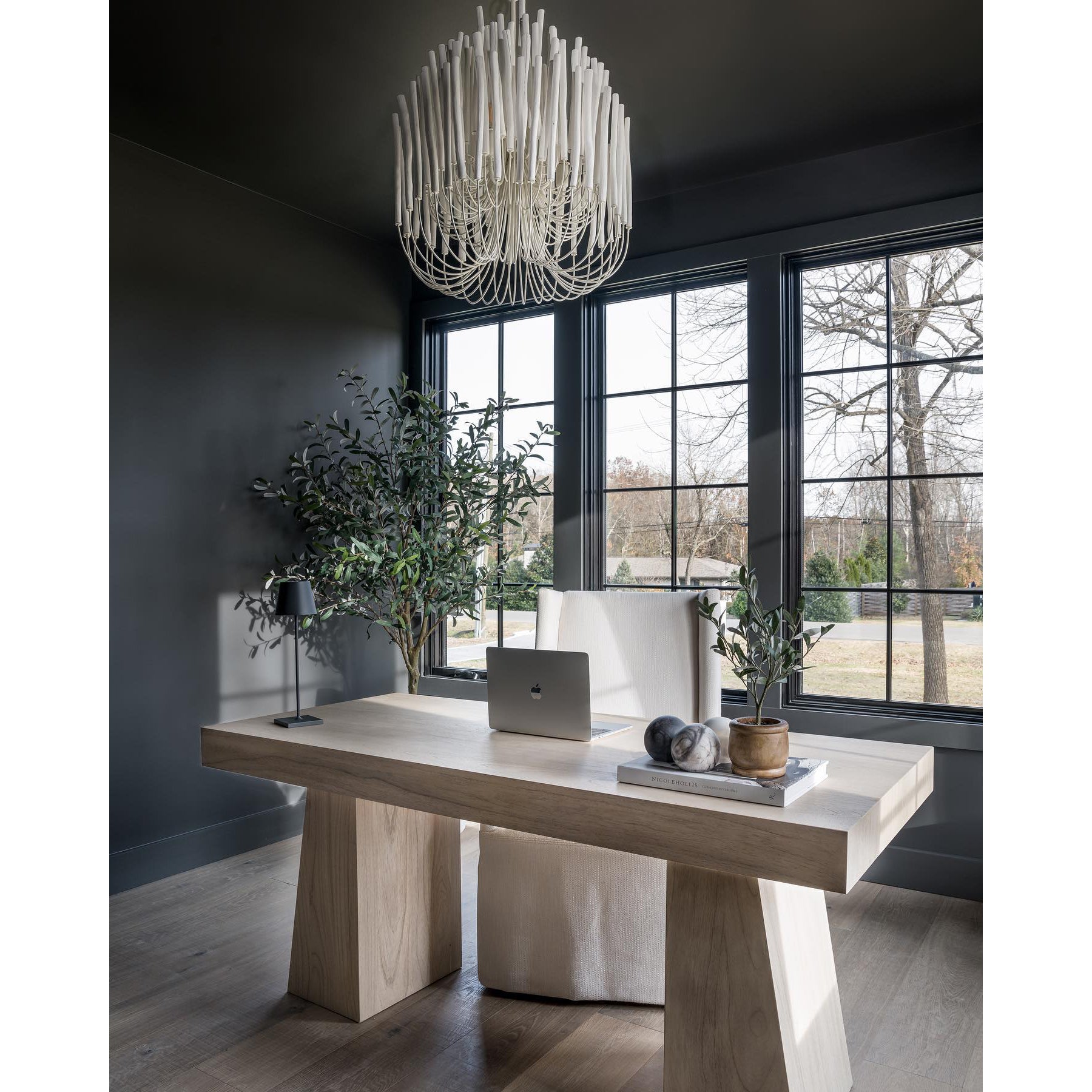 Multi-Stick Ceiling Chandelier – Cluster Pendant Light