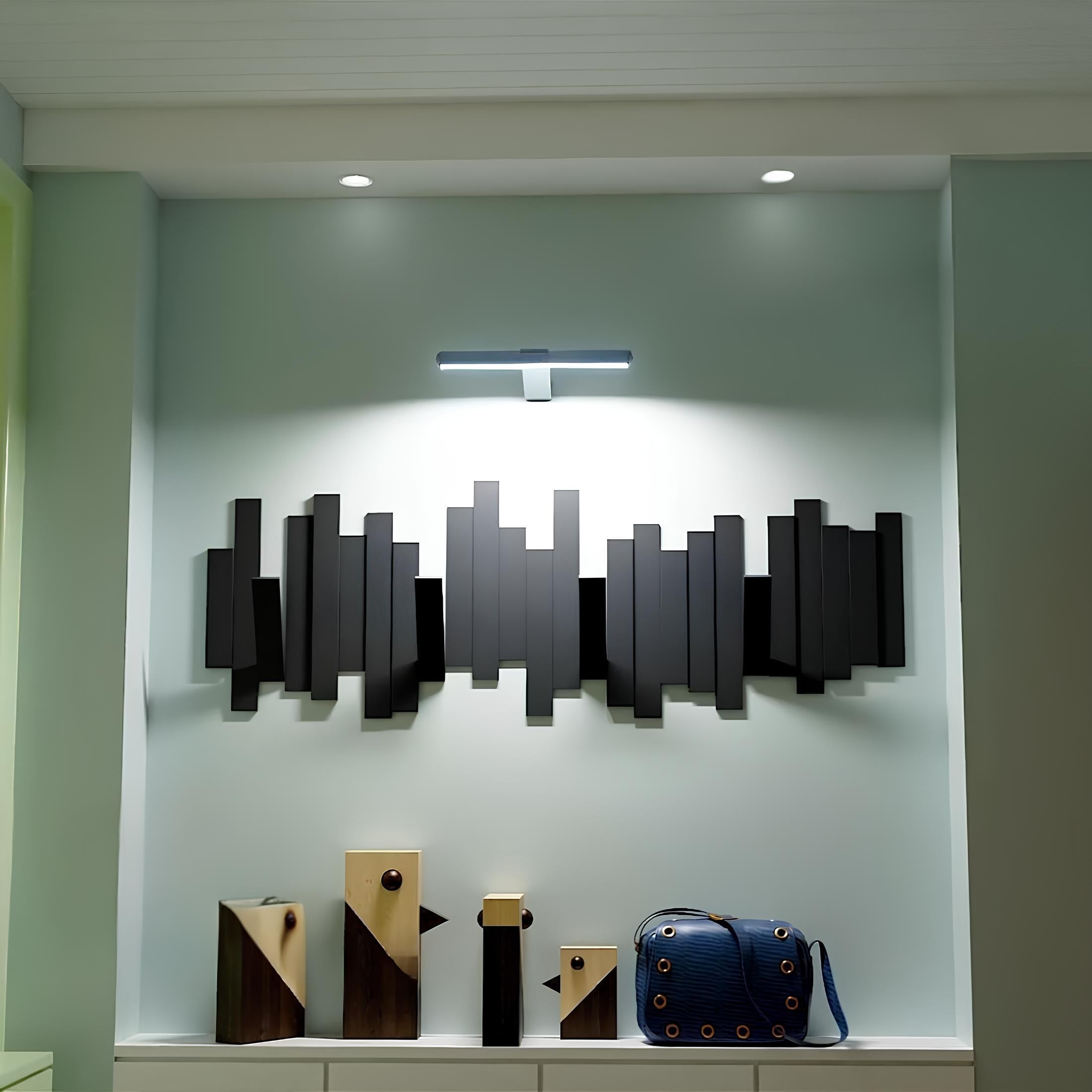 Adjustable LED Art Wall Light | Slim Wall-Mounted Display Fixture