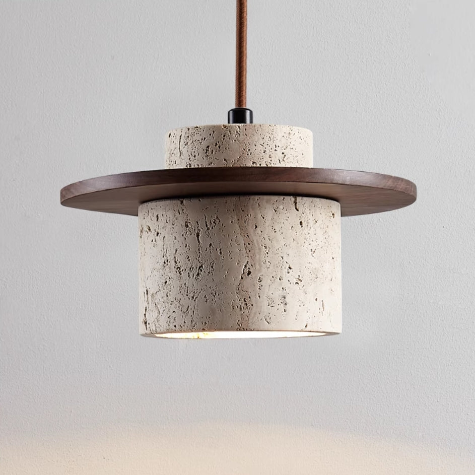 Pendant Lamp | Travertine Shade